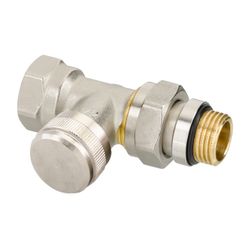 Danfoss Rücklaufverschraubung RLV 15, R 1/2", Durchgangsausführung, selbstdichtendem ... DANFOSS-003L0344 5702420095097 (Abb. 1)