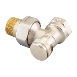 Danfoss Rücklaufverschraubung RLV 20, R 3/4", Eckausführung, vernickelt, 003L0145... DANFOSS-003L0145 5702420031019 (Abb. 1)