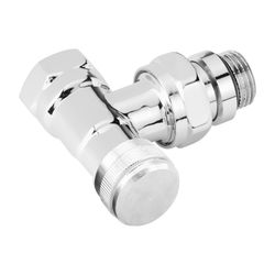 Danfoss Rücklaufverschraubung RLV-CX 15, R 1/2", Eckausführung, verchromt, 003L0273... DANFOSS-003L0273 5702420069814 (Abb. 1)