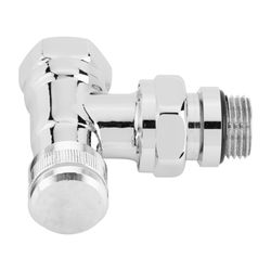 Danfoss Rücklaufverschraubung RLV-CX 15, R 1/2", Eckausführung, verchromt, 003L0273... DANFOSS-003L0273 5702420069814 (Abb. 1)