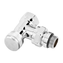 Danfoss Rücklaufverschraubung RLV-CX 15, R 1/2", Eckausführung, verchromt, 003L0273... DANFOSS-003L0273 5702420069814 (Abb. 1)