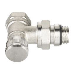 Danfoss Rücklaufverschraubung RLV 15, R 1/2", Eckausführung, selbstdichtendem Nippel,... DANFOSS-003L0343 5702420095066 (Abb. 1)
