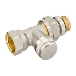 Danfoss Rücklaufverschraubung RLV 15, R 1/2", Durchgangsausführung, selbstdichtendem ... DANFOSS-003L0344 5702420095097 (Abb. 1)