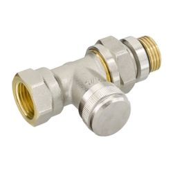 Danfoss Rücklaufverschraubung RLV 15, R 1/2", Durchgangsausführung, selbstdichtendem ... DANFOSS-003L0344 5702420095097 (Abb. 1)