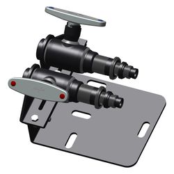 Danfoss Kugelhahn JIP-IP, DN 20, PN 40, Kvs 15m3/h, TWD, Rp 3/4" und CuFlex 18 Logsto... DANFOSS-065N7017 5702428668316 (Abb. 1)