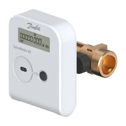 Danfoss Wärmezähler SonoMeter 40, qp 2,5m3/h, DN 20 für RL, PN 25, Batterie, Pulse, I... DANFOSS-187F2006 5702424605360 (Abb. 1)