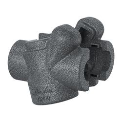 Danfoss EPP-Isolierschale Grau, AB-QM 4.0, DN 15, 120 Grad C, EPP, 003Z7810... DANFOSS-003Z7810 5702424592868 (Abb. 1)