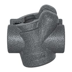 Danfoss EPP-Isolierschale Grau, AB-QM 4.0, DN 15, 120 Grad C, EPP, 003Z7810... DANFOSS-003Z7810 5702424592868 (Abb. 1)