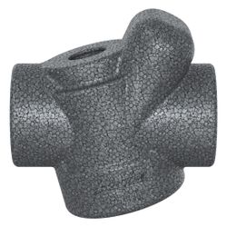 Danfoss EPP-Isolierschale Grau, AB-QM 4.0, DN 15, 120 Grad C, EPP, 003Z7810... DANFOSS-003Z7810 5702424592868 (Abb. 1)