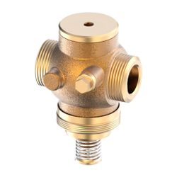 Danfoss Durchgangsventil VGU, DN 20, Kvs 6,3m3/h, PN 25, Außengewinde, Rotguss RG-5, ... DANFOSS-065B0792 5702421543740 (Abb. 1)