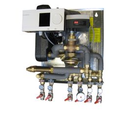 Danfoss Fernwärmekompaktstation VX-Solo ECL310 Weiß, 20kW, PN 16, 380x380x380mm, 004U... DANFOSS-004U8655 5702428524261 (Abb. 1)