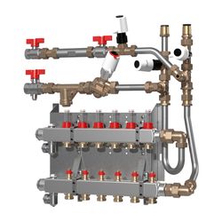 Danfoss Verteiler Typ CSG, 9 Heizkreise, für CDM-Modul, 145H0869... DANFOSS-145H0869 5702424588274 (Abb. 1)
