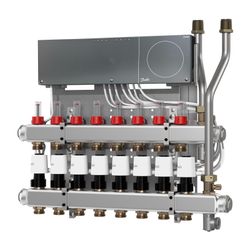 Danfoss Heizkreisverteiler SGC, mit 12 Heizkreisen und Hauptregler Icon 230V, für Woh... DANFOSS-145H0932 5702424302108 (Abb. 1)