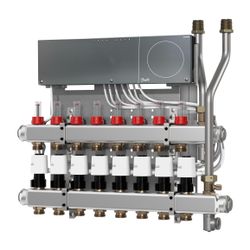 Danfoss Heizkreisverteiler SGC, mit 12 Heizkreisen und Hauptregler Icon 230V, für Woh... DANFOSS-145H0932 5702424302108 (Abb. 1)