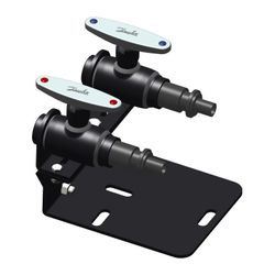 Danfoss Kugelhahn JIP-IP, DN 15, PN 40, Kvs 11m3/h, TWS, Rp 1/2" IG und AluPex20 Logs... DANFOSS-065N0081 5702424562083 (Abb. 1)
