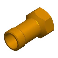 Danfoss Wärmezähler-Zubehör Verlängerungsstück DN 20 xG1 L60... DANFOSS-014U1957 5702425133749 (Abb. 1)