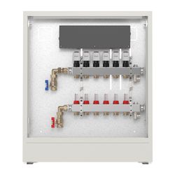 Danfoss Verteilerstation UnoFloor light C, 4 Heizkreise, links, inkl. 230V Icon, mit ... DANFOSS-088X3714 5702424603410 (Abb. 1)