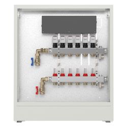 Danfoss Verteilerstation UnoFloor light C, 4 Heizkreise, links, inkl. 230V Icon, mit ... DANFOSS-088X3714 5702424603410 (Abb. 1)
