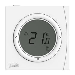 Danfoss Raumthermostat RET 2001B digital 2x1,5V, LCD, 5-30 Grad C, potentialfreier Au... DANFOSS-087N6471 5702425239342 (Abb. 1)