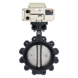 Danfoss motorische Absperrklappe VFH2-LAO, Endflansch, DN 100, PN 16, Kvs 569m3/h, Gu... DANFOSS-003Z6375 5715162464410 (Abb. 1)
