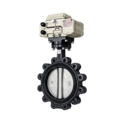 Danfoss motorische Absperrklappe VFH2-LAO, Endflansch, DN 100, PN 16, Kvs 569m3/h, Gu... DANFOSS-003Z6375 5715162464410 (Abb. 1)