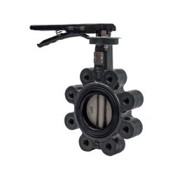 Danfoss Hand-Absperrklappe VFH2-LH, DN 100, PN 16, Kvs 569m3/h, Endflansch, Handgriff... DANFOSS-003Z5403 5715162494899 (Abb. 1)