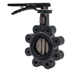 Danfoss Hand-Absperrklappe VFH2-LH, DN 100, PN 16, Kvs 569m3/h, Endflansch, Handgriff... DANFOSS-003Z5403 5715162494899 (Abb. 1)