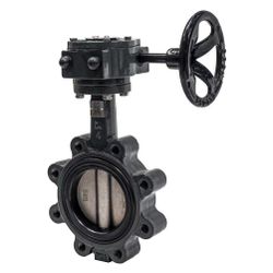 Danfoss Hand-Absperrklappe VFH2-LG, DN 125, PN 16, Kvs 874m3/h, Endflansch, Schnecken... DANFOSS-003Z5407 5715162466605 (Abb. 1)