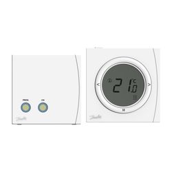 Danfoss Raumthermostat RET 2001B-RF Funk 2x 1,5V, LCD, 5-30 Grad C, mit RX1-S V2 Empf... DANFOSS-087N6477 5715162419205 (Abb. 1)