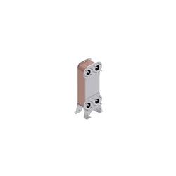 Danfoss Plattenwärmeübertrager SL222TL-S, 60 Platten, 25 bar, kupfergelötet, 079U3835... DANFOSS-079U3835 5702425165740 (Abb. 1)