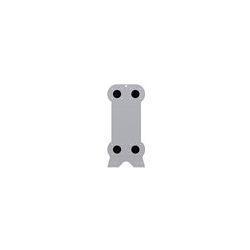 Danfoss Plattenwärmeübertrager SL222TL-S, 60 Platten, 25 bar, kupfergelötet, 079U3835... DANFOSS-079U3835 5702425165740 (Abb. 1)
