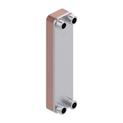 Danfoss Microchannel-Wärmeübertrager, 10 Platten, 10 bar, G 3/4" AG, rostfreier Stahl... DANFOSS-079G1659 5715162231999 (Abb. 1)
