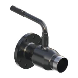 Danfoss Kugelhahn JIP-FW 116.14, DN 65, Kvs 200m3/h, PN 16, Anschweißende und Flansch... DANFOSS-065N3654 5702424597702 (Abb. 1)