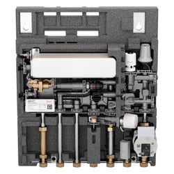 Danfoss Wohnungsstation EvoFlat 4.0 M Typ 3 WHA, 17,4l/min, 65 Grad C, Kupfer, 183B20... DANFOSS-183B2014 5702424645106 (Abb. 1)