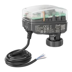 Danfoss Stellantrieb AME 110 NLX, 24V AC/DC 150N, Hub 7,5mm, 5,0m Kabel, für AB-QM DN... DANFOSS-082H8124 5715162792834 (Abb. 1)