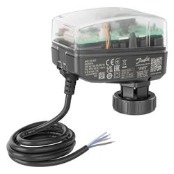Danfoss Stellantrieb AME 110 NLX, 24V AC/DC 150N, Hub 7,5mm, 5,0m Kabel, für AB-QM DN... DANFOSS-082H8124 5715162792834 (Abb. 1)