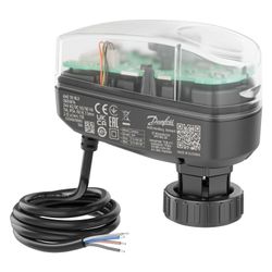 Danfoss Stellantrieb AME 110 NLX, 24V AC/DC 150N, Hub 7,5mm, 5,0m Kabel, für AB-QM DN... DANFOSS-082H8124 5715162792834 (Abb. 1)