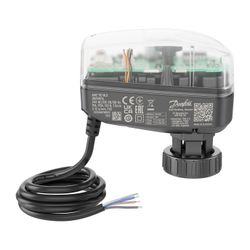 Danfoss Stellantrieb AME 110 NLX, 24V AC/DC 150N, Hub 7,5mm, 5,0m Kabel, für AB-QM DN... DANFOSS-082H8124 5715162792834 (Abb. 1)
