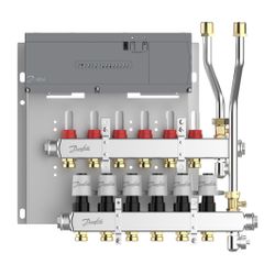 Danfoss Heizkreisverteiler SGCi, mit 6 Heizkreisen und Hauptregler Icon2 230V, für Wo... DANFOSS-145H1946 5715162905746 (Abb. 1)