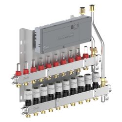 Danfoss Heizkreisverteiler SGCi, mit 10 Heizkreisen und Hauptregler Icon2 230V, für W... DANFOSS-145H1950 5715162905784 (Abb. 1)