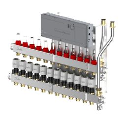 Danfoss Heizkreisverteiler SGCi, mit 12 Heizkreisen und Hauptregler Icon2 230V, für W... DANFOSS-145H1952 5715162905807 (Abb. 1)