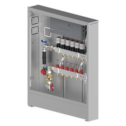 Danfoss Verteilerstation UnoFloor Control 6L, 6 Heizkreise, links, mit AB-PM-Set und ... DANFOSS-088X3646 5715162804261 (Abb. 1)