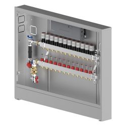 Danfoss Verteilerstation UnoFloor Control 12L, 12 Heizkreise, links, mit AB-PM-Set un... DANFOSS-088X3652 5715162804308 (Abb. 1)