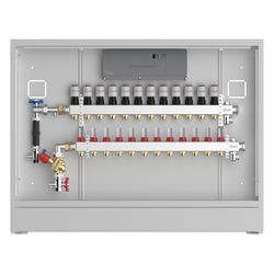 Danfoss Verteilerstation UnoFloor Control 12L, 12 Heizkreise, links, mit AB-PM-Set un... DANFOSS-088X3652 5715162804308 (Abb. 1)