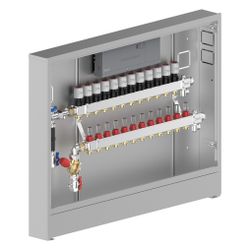 Danfoss Verteilerstation UnoFloor Control 12L, 12 Heizkreise, links, mit AB-PM-Set un... DANFOSS-088X3652 5715162804308 (Abb. 1)