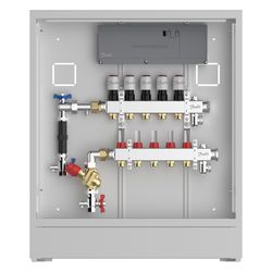 Danfoss Verteilerstation UnoFloor Control 5L, 5 Heizkreise, links, mit AB-PM-Set und ... DANFOSS-088X3645 5715162804254 (Abb. 1)