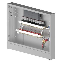 Danfoss Verteilerstation UnoFloor Control 10R, 10 Heizkreise, rechts, mit AB-PM-Set u... DANFOSS-088X3670 5715162804827 (Abb. 1)