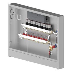 Danfoss Verteilerstation UnoFloor Control 10R, 10 Heizkreise, rechts, mit AB-PM-Set u... DANFOSS-088X3670 5715162804827 (Abb. 1)