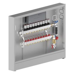 Danfoss Verteilerstation UnoFloor Control 10R, 10 Heizkreise, rechts, mit AB-PM-Set u... DANFOSS-088X3670 5715162804827 (Abb. 1)