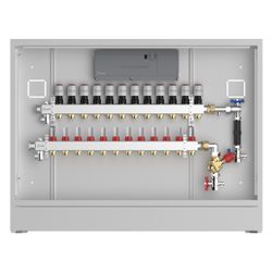 Danfoss Verteilerstation UnoFloor Control 12R, 12 Heizkreise, rechts, mit AB-PM-Set u... DANFOSS-088X3672 5715162804834 (Abb. 1)